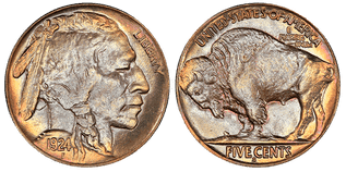 Obverse and reverse of 1924-S Buffalo Nickel – rare example that adds to the interest and worth collecting.